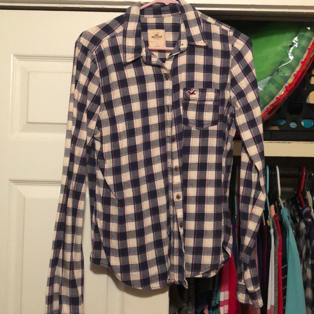 Flannel button up long sleeve